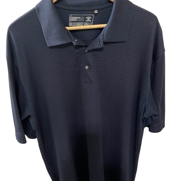 Cutter Buck size XL Pina cotton Polyester black polo Atlantis Casino Resort Reno - Picture 1 of 6